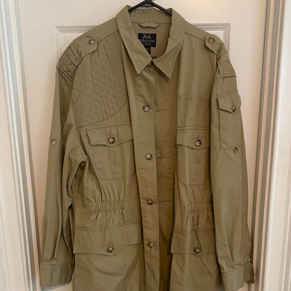 Men's Olive Military Field Jacket